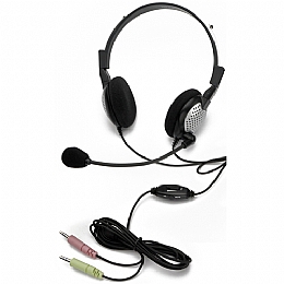 Andrea Communications C1-1022500-1 (NC-185VM) On-Ear Stereo PC Headset