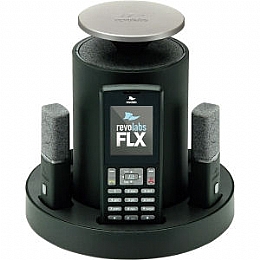 Revolabs 10-FLX2-200-POTS Conference Phone System with Video Conference Calls, Bluetooth and PC Calls Compatible