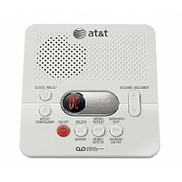 AT&T 1740 Digital Answering System with 60 Minutes Recording Time