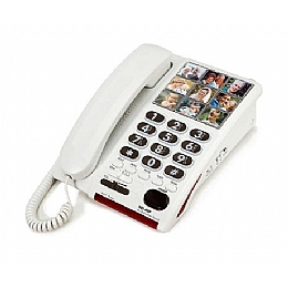 Serene Innovations HD-40P Amplified Cordless Phone with Photo Buttons and Speakerphone
