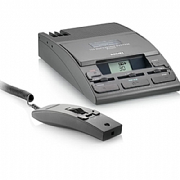 Philips LFH0725-20 Desktop 725 Analog Mini Cassette Dictation Package with Microphone