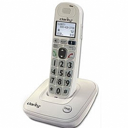 Clarity D702 DECT 6.0 Amplified Low Vision Expandable Cordless Phone with Large Font Caller ID Display