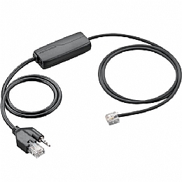 Plantronics APS-11 (37818-11) Electronic Hook Switch Cable for Remote Desk Phone Call Control (Answer/End)