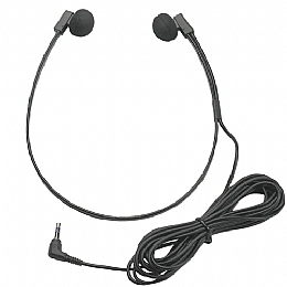 VEC SP-PC Spectra 3.5mm Lightweight Computer Transcription Headset with 10 Foot Cord and Right-Angle Plug