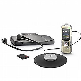 Philips 363516 4GB Expandable Digital Voice Recorder with USB SpeechExec Transcription Set
