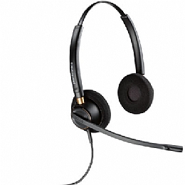 Plantronics HW520 (89434-01) EncorePro Binaural Over the Head Noise Cancelling Headset with Mic