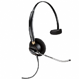 Plantronics HW510V (89435-01) EncorePro Monaural Over the Head Voice Tube Noise Cancelling Headset with Mic