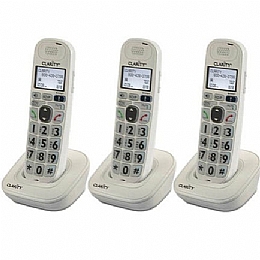 CLARITY D702-HSX3 Accessory Handset for D702, D712 and D722 Phones (3 Pack)