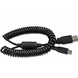 DictationOne 365679 Replacement 8 ft. USB Coiled Cord Cable for SpeechMike III