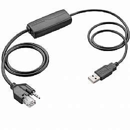 Plantronics APU-72 (202578-01) Electronic Hook Switch Cable for Remote Desk Phone Call Control (Answer/End)