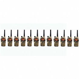Midland GXT1050VP4X6 X-TRA TALK GMRS 2-Way Radio with 30-Mile Range - 12 Pack