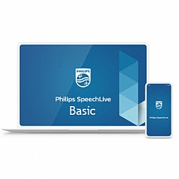 Philips PCL1052/00 SpeechLive Basic Web Dictation and Transcription Cloud Workflow Solution - Basic Package, 1 User 24 months Subscription