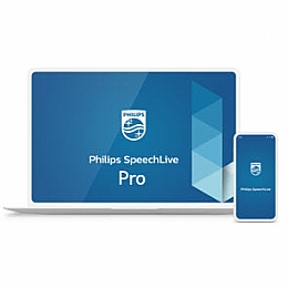 Philips PCL1151/00 SpeechLive Pro Web Dictation and Transcription Cloud Workflow Solution - Pro Package , 1 User 12 months Subscription