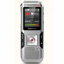 Philips DVT4010 8GB Expandable Digital Voice Recorder with AutoAdjust and Large LCD Color Display
