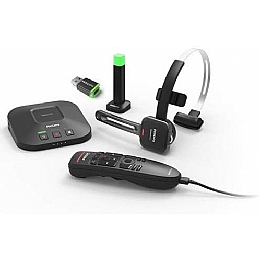 Philips PSM6500/00 SpeechOne Wireless Dictation Headset, Docking Station, Status Light, Remote Control and ACC4100 AirBridge Wireless Receiver