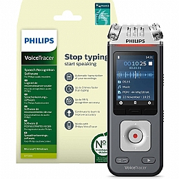 Philips 378795 VoiceTracer 8 GB Digital Audio Recorder with Dragon Recorder Edition