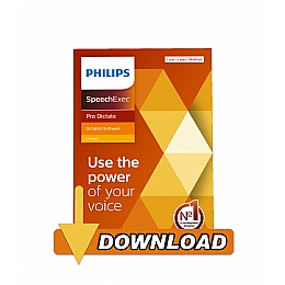 Philips LFH4412/10 SpeechExec Pro Dictate Software Workflow 2 Year Extension for Existing Subscription version 11.5 Electronic Download