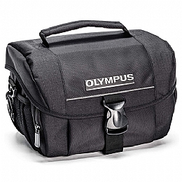 Olympus PRO System Camera Bag. Designed to Hold Your Camera and Multiple Lenses. Space for Accessory Items. Includes Movable Inserts, Black (260617)