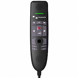 Nuance 0POWM4N9-E01 PowerMic 4 Speech Recognition Handheld Microphone with 9 Foot Cord