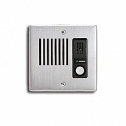 Aiphone IE-JA Audio Only Door Station, Stainless Steel Faceplate, Flush Mount
