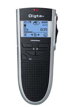 Grundig Mobile x410 Digital Voice Recorder Portable Dictation Machine Dictation Recorders - YBSales.com