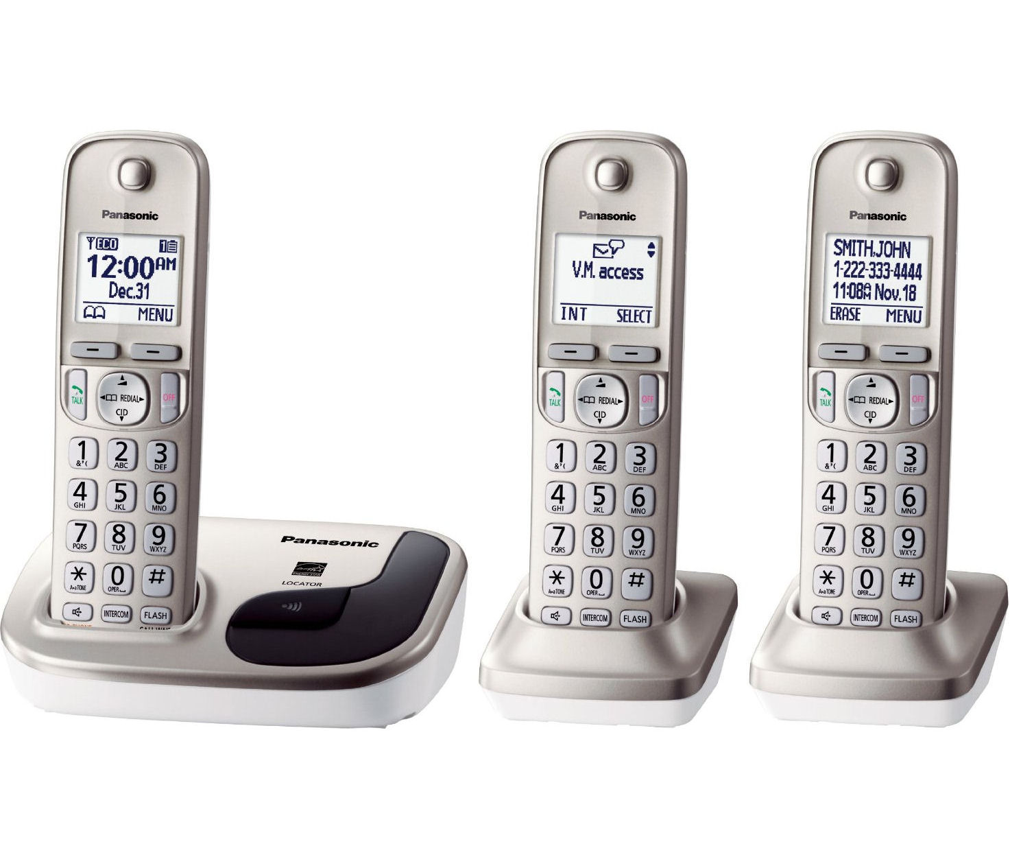Expandable Cordless Phone Telephone With Lcd Display Caller Id