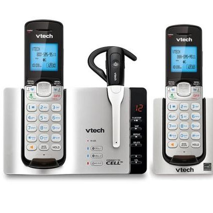 DS6771-3 DECT Link2Cell Expandable Digital Bluetooth Cordless Phones with Caller ID and Digital System - 3 Handset Pack Communications / Phones - YBSales.com